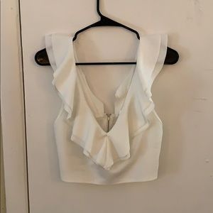 ruffle crop top